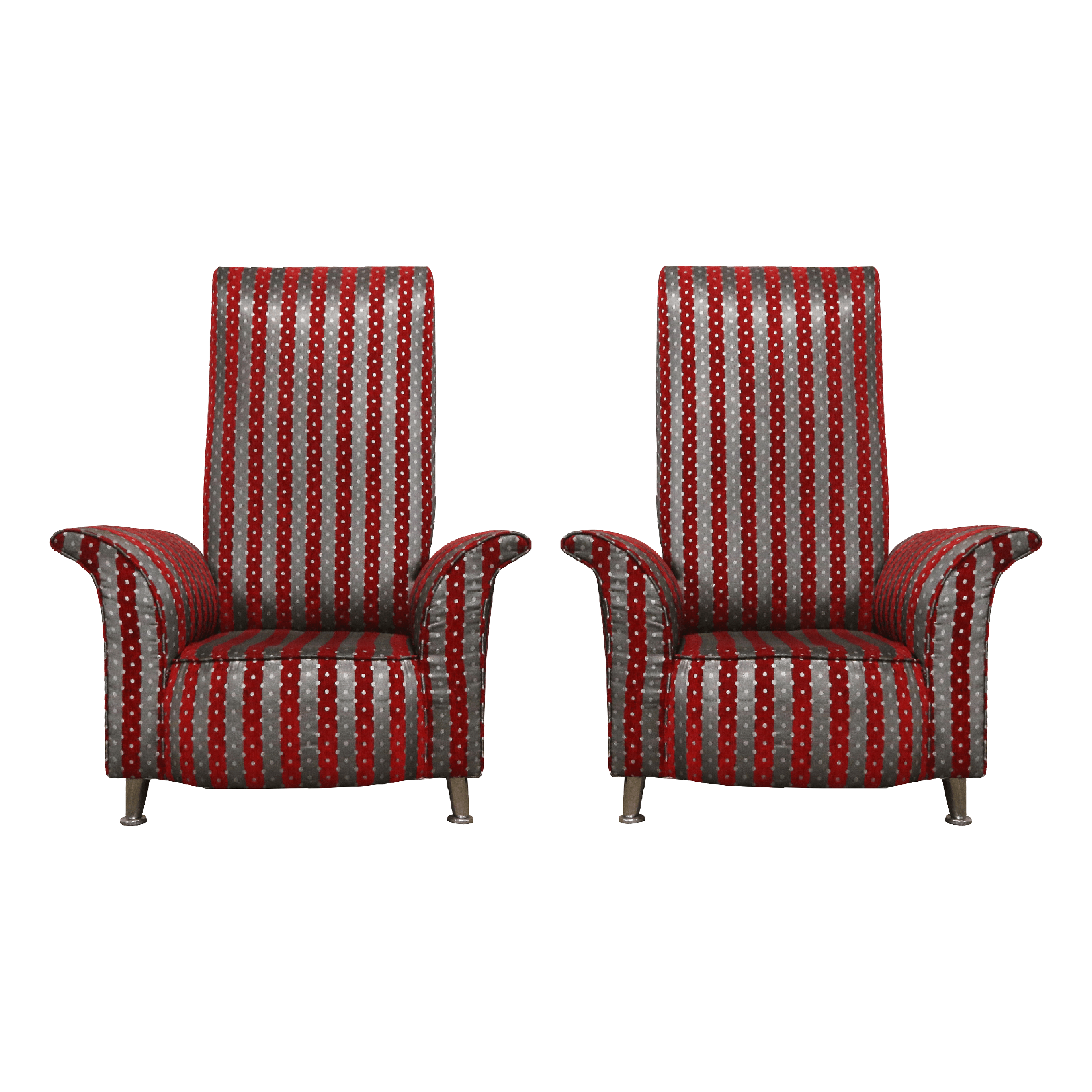 High Back Arm Chairs - Kings & Queens Antiques