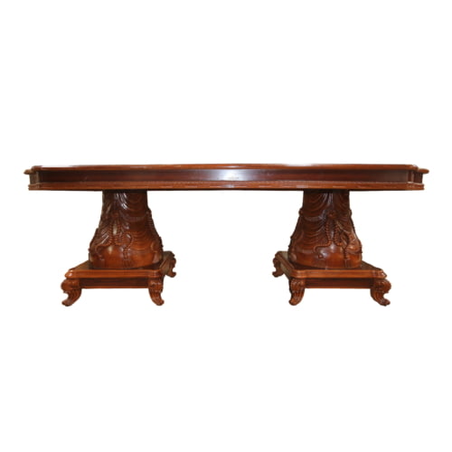 Carved dining table
