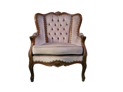 Victorian style armchairs