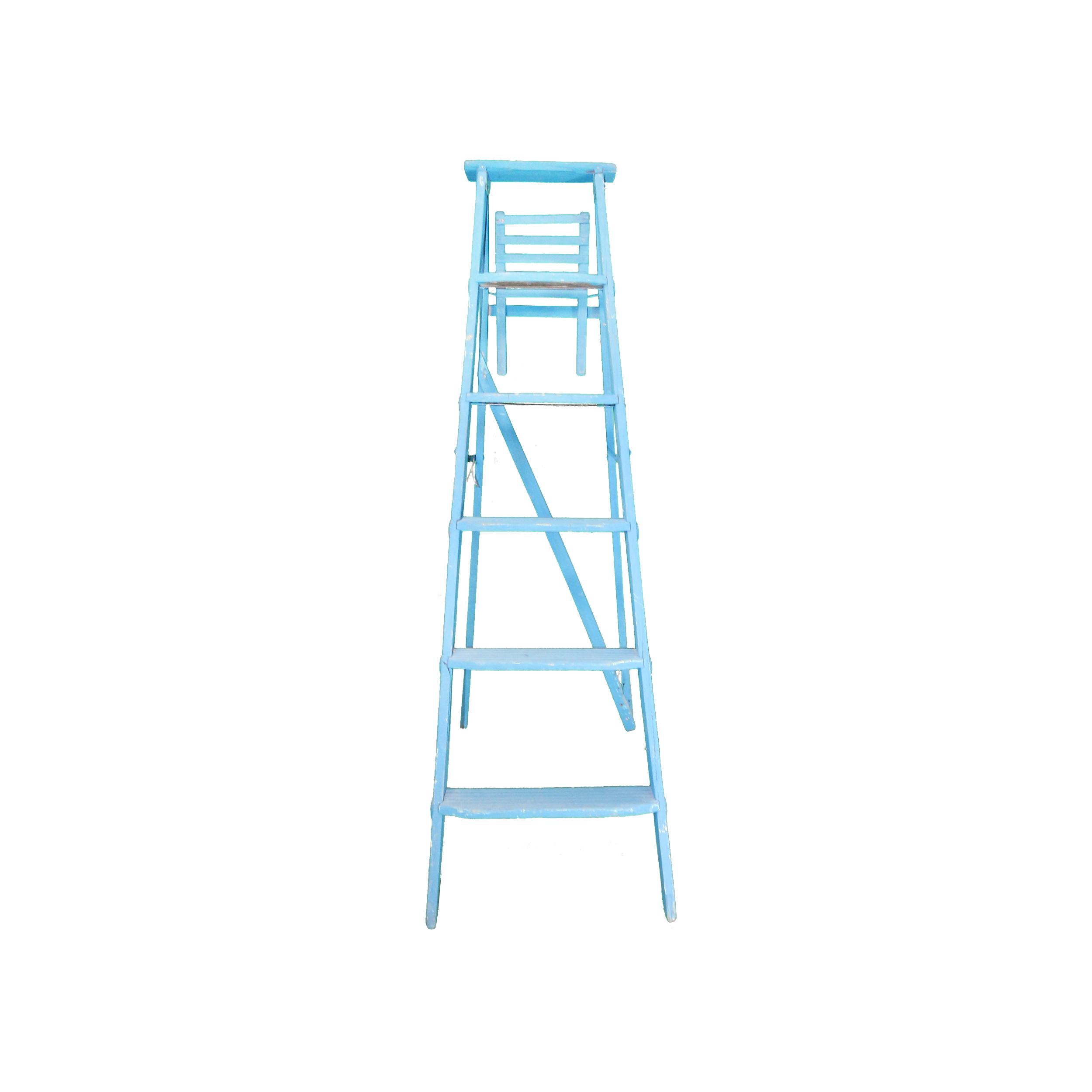 Blue ladder