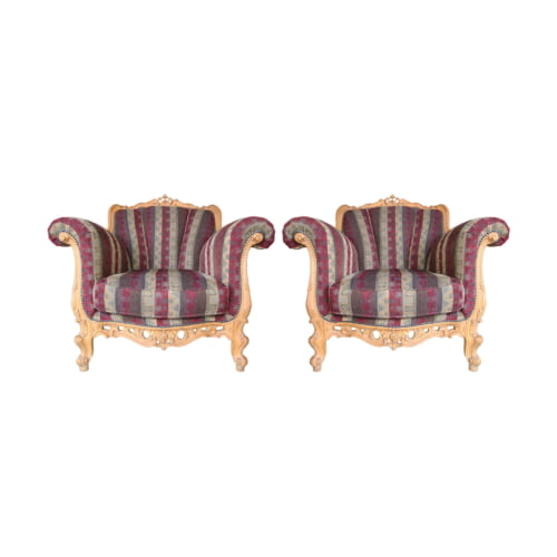 20th century french arm chairs