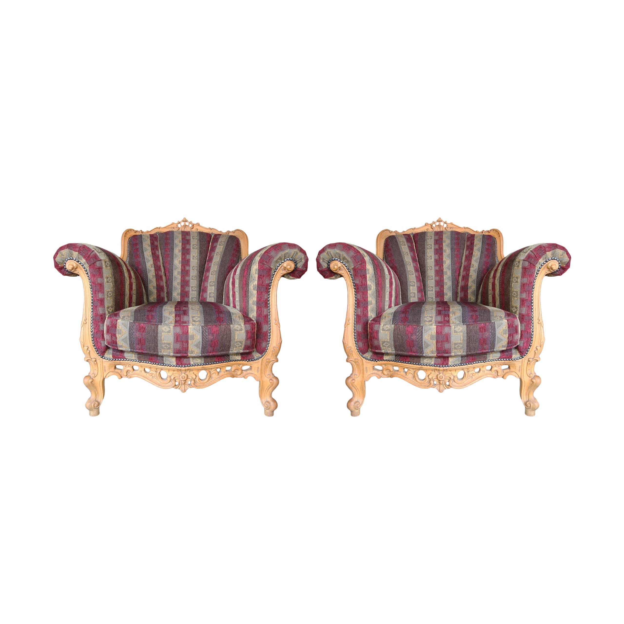 20th century french arm chairs