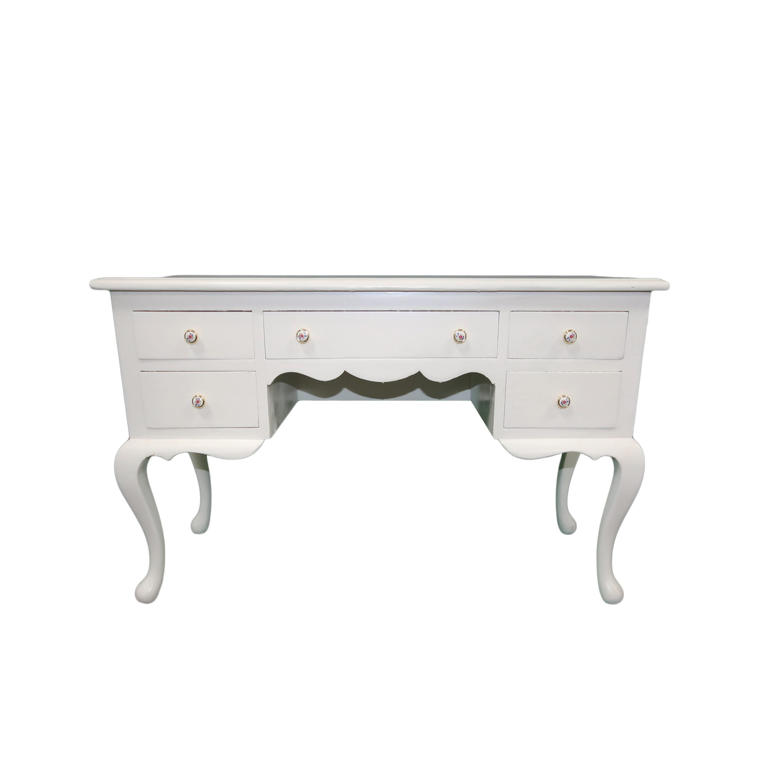 porcelain white dressing table
