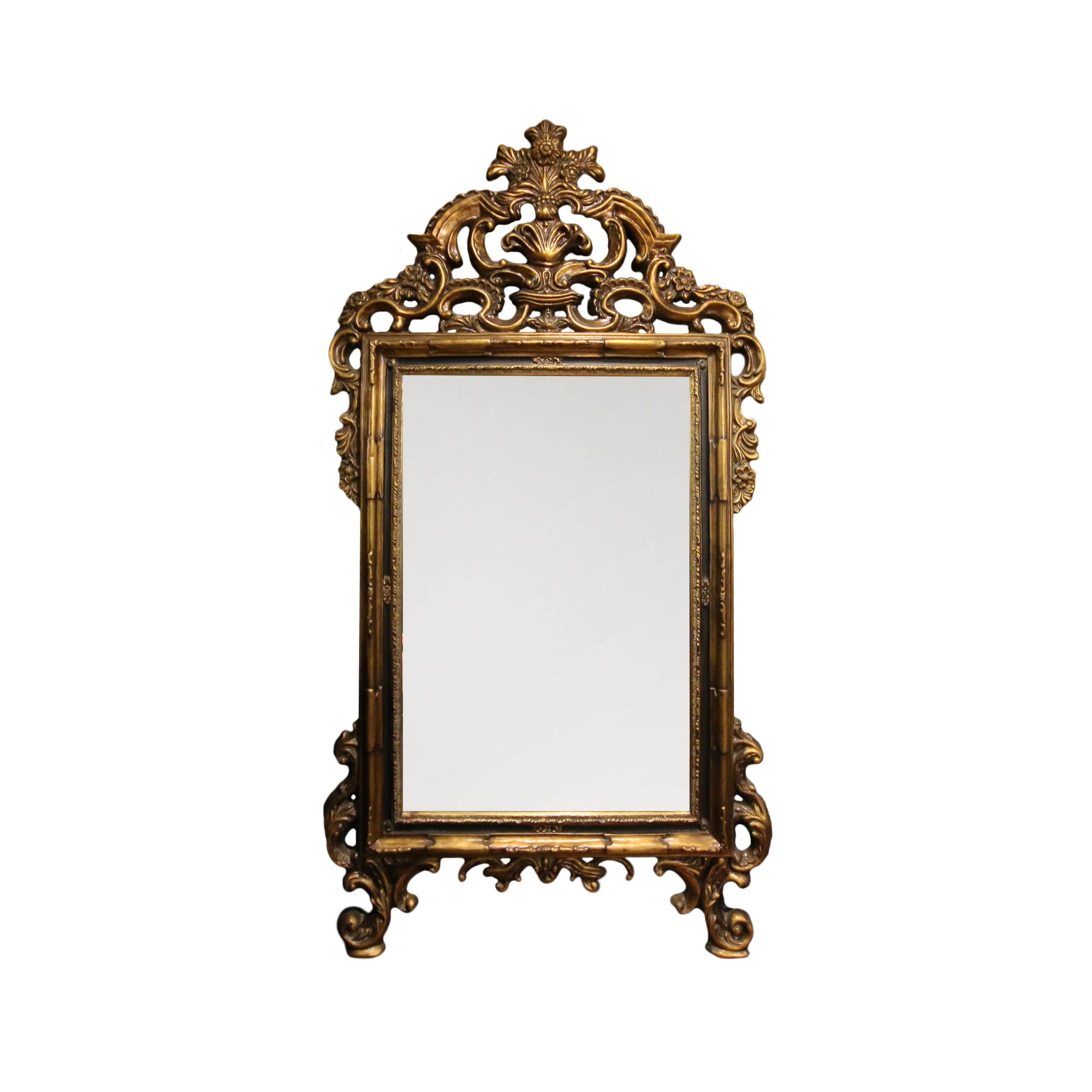 Decorative gold santorini mirror