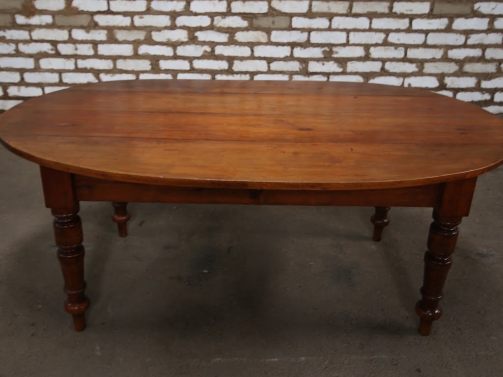 Yellow Wood Dining Table Kings & Queens Antiques