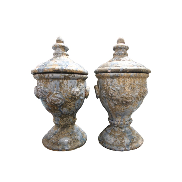 Terracotta urns