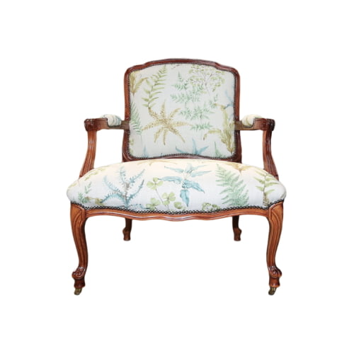Antique French Bergere armchair