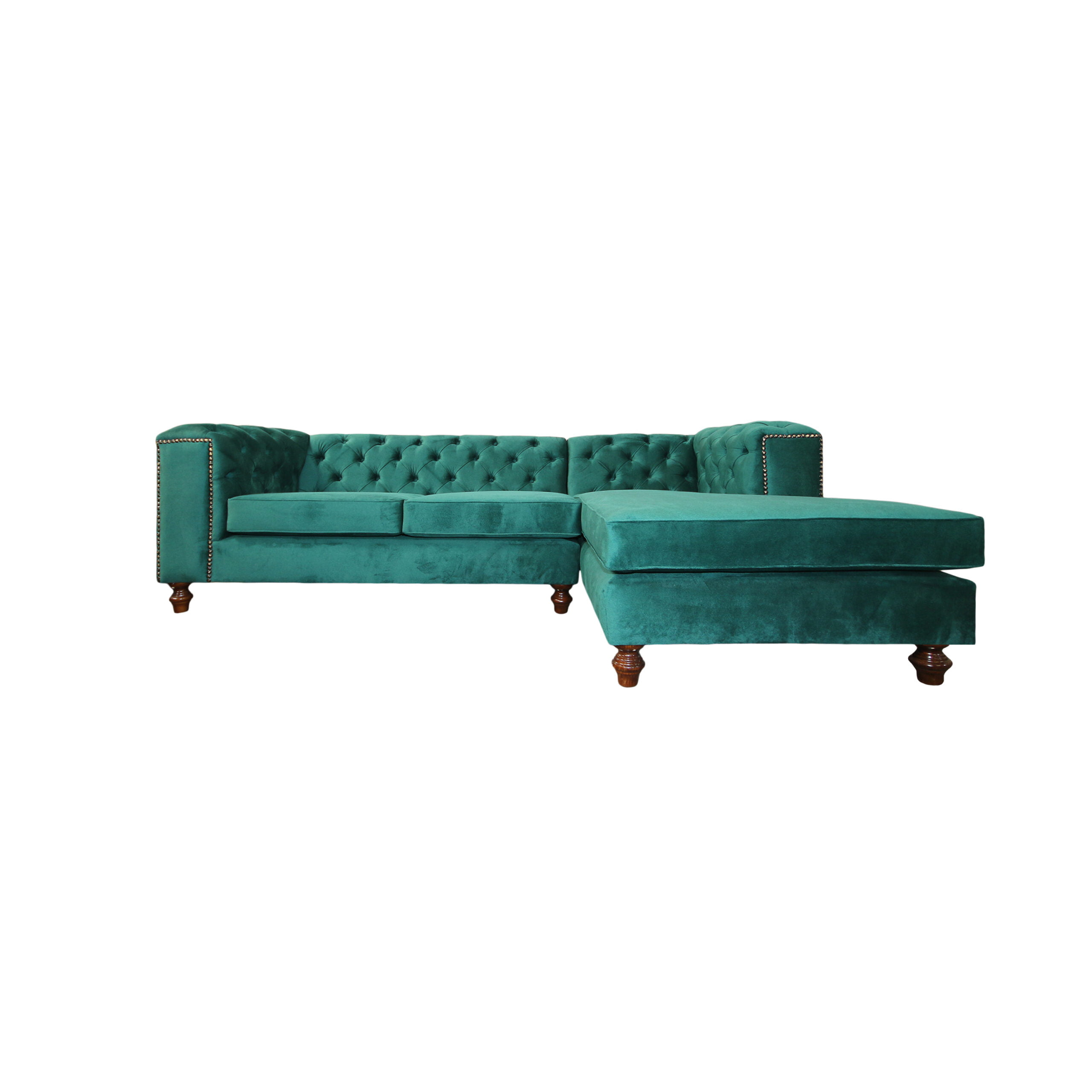 Emerald L shape sofa