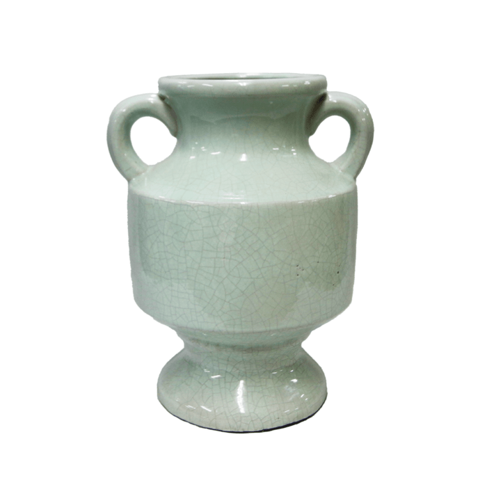 Light turquoise vase