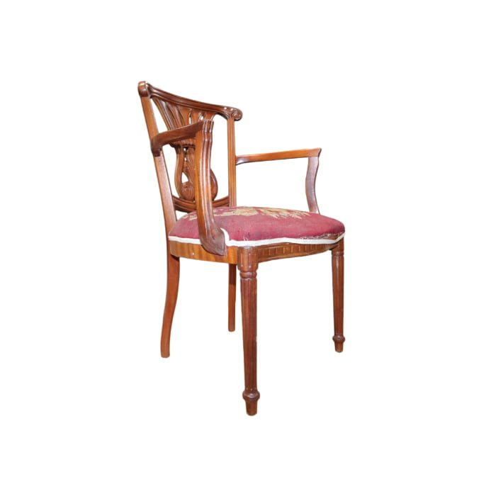 Mahogany carved chair