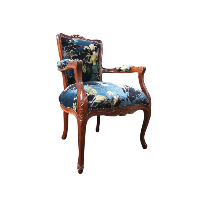 Antique Victorian Floral Arm chairs