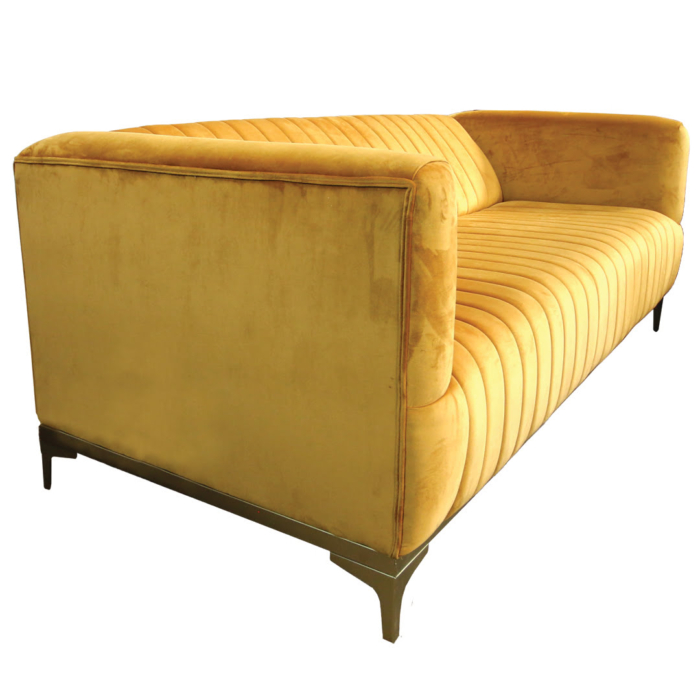 Large panel sofa Gold 45 degree