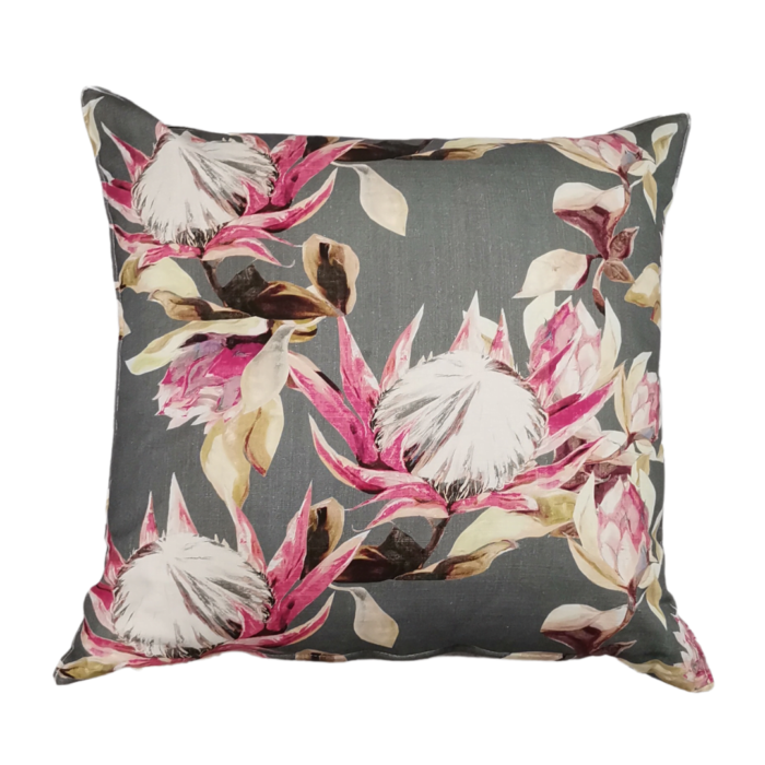 Protea print scatter cushion
