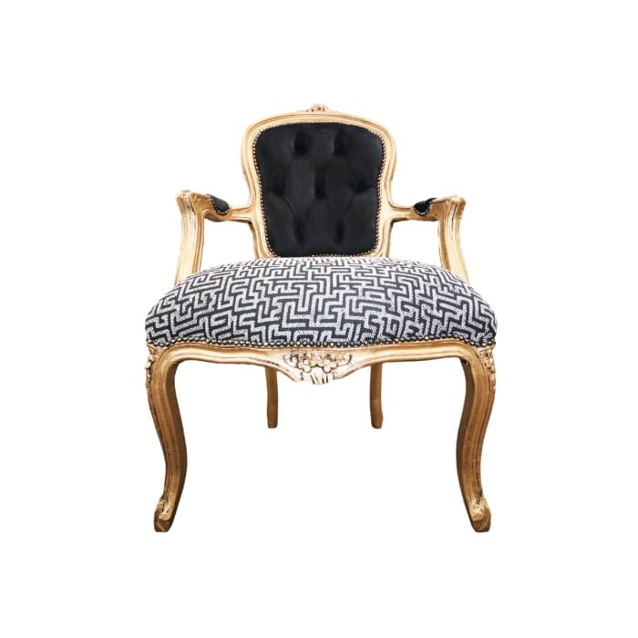 Gold Queen Anne Antique chairs