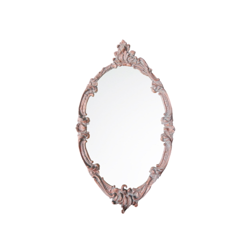 Antique oval mirror