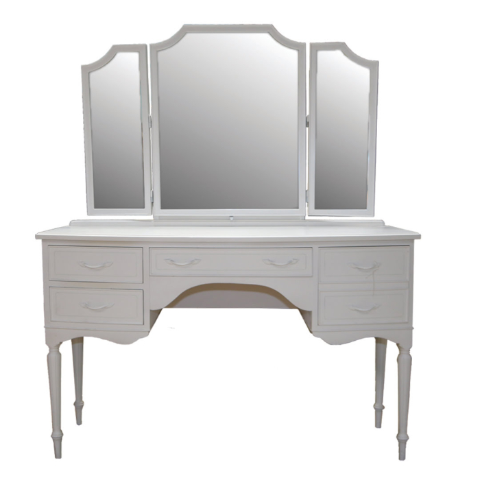 Dressing table with mirror