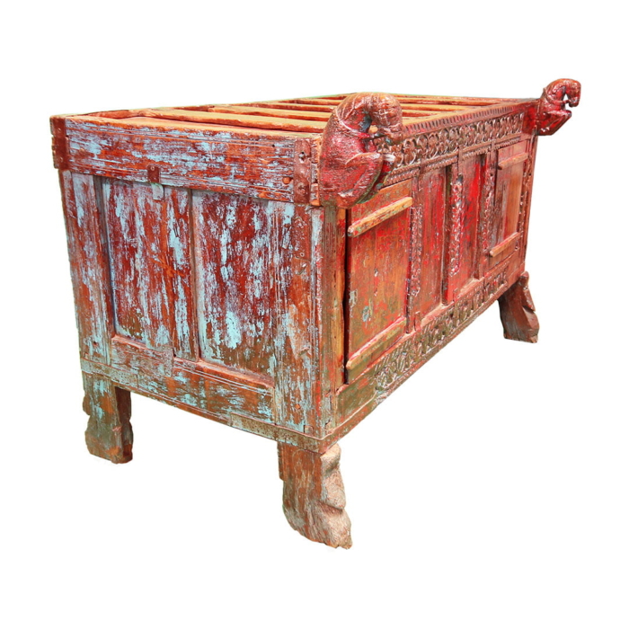 India style painted sideboard