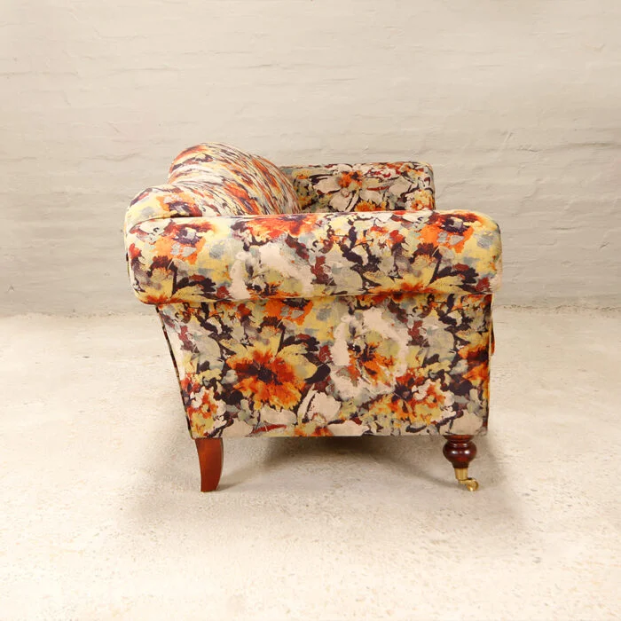 dauphine 3 seater sofa in floresta velvet by warwick