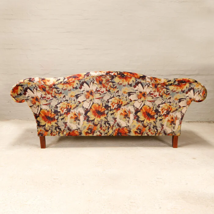 dauphine 3 seater sofa in floresta velvet by warwick