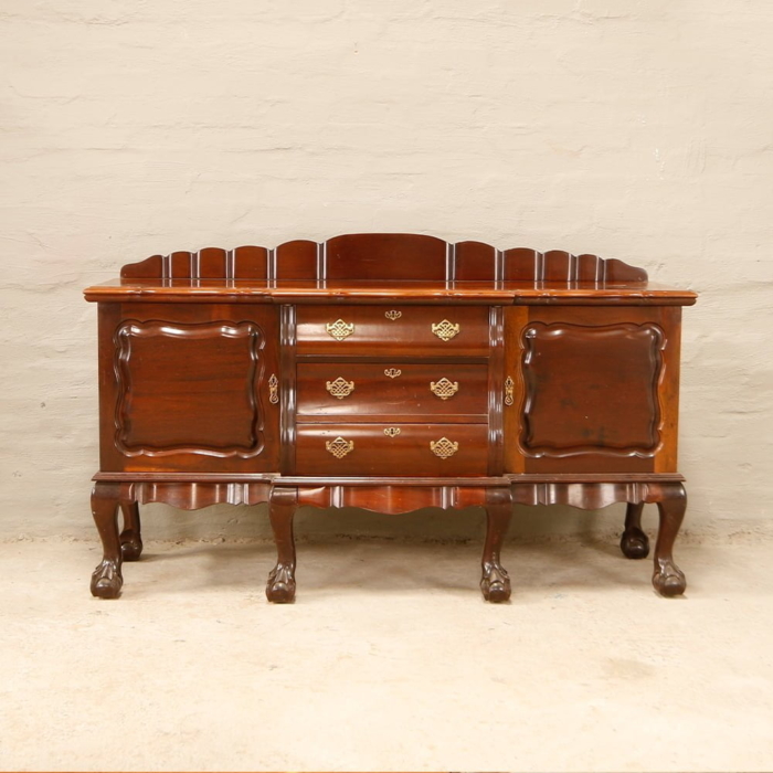 Vintage Ball and Claw Sideboard with 6 legs