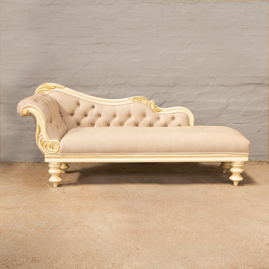 Antique chaise longue