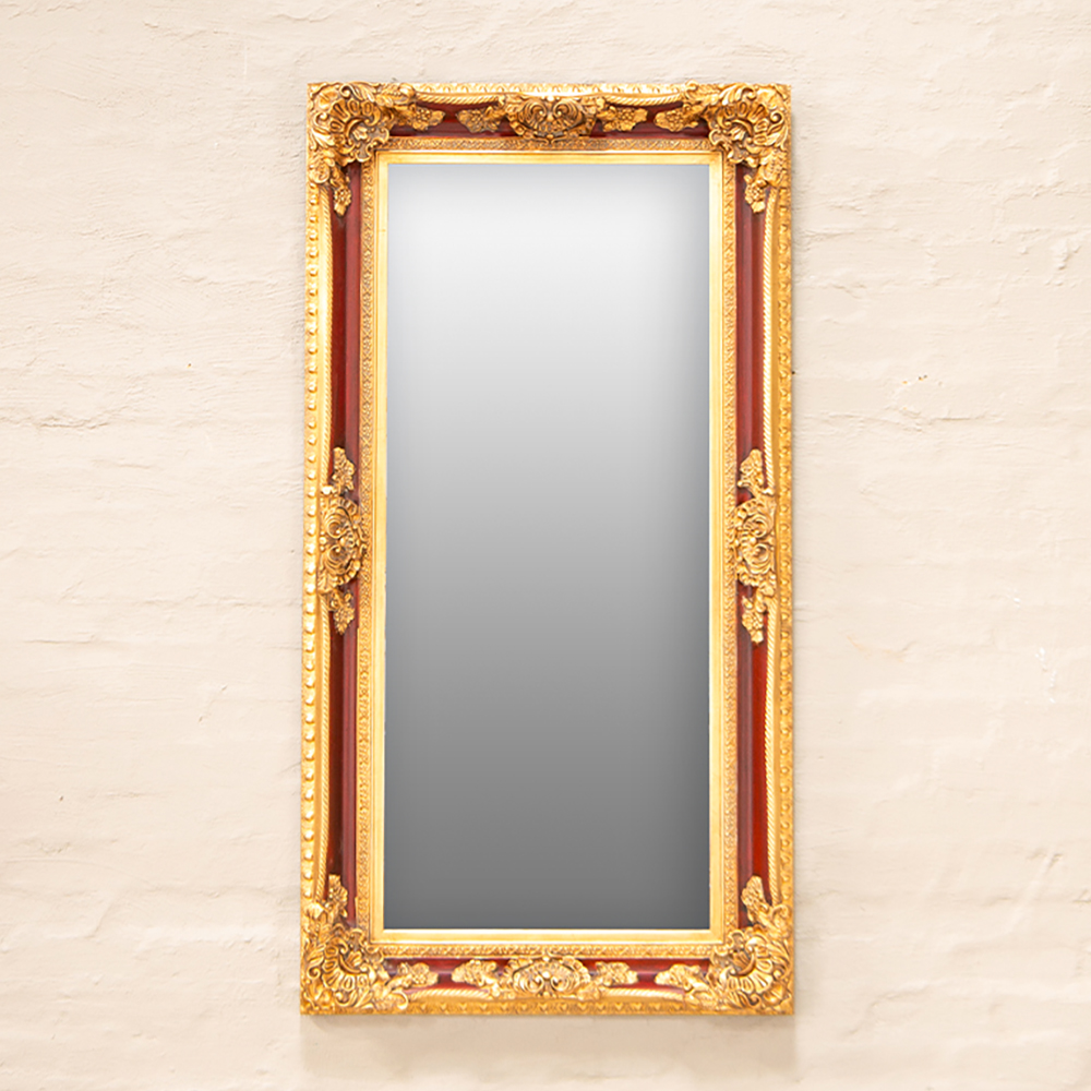 Gold and brown mirror