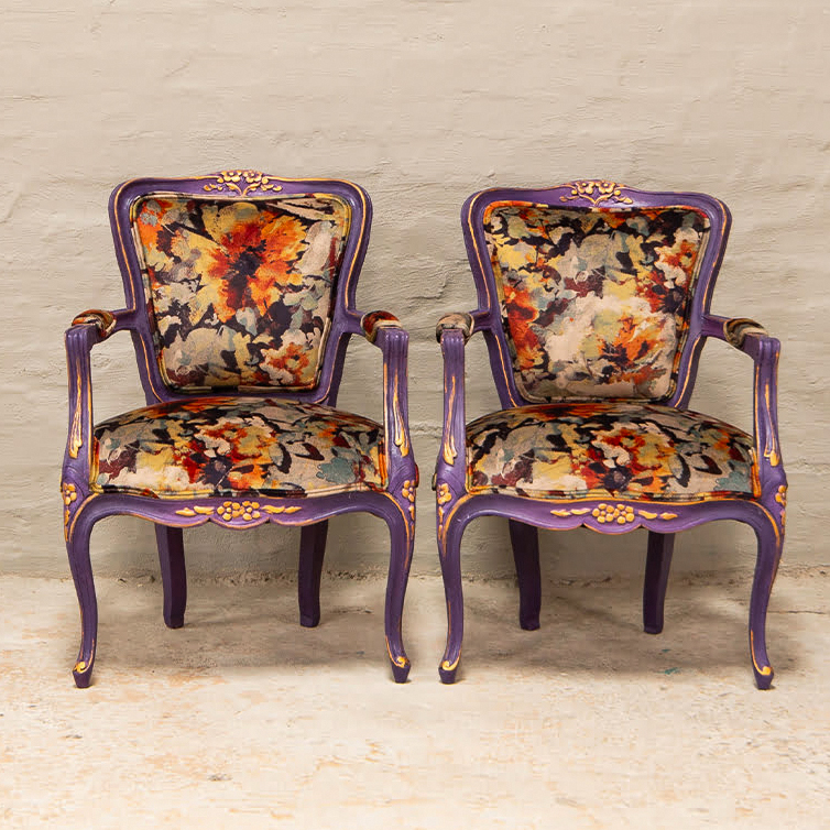 French autumn armchairs