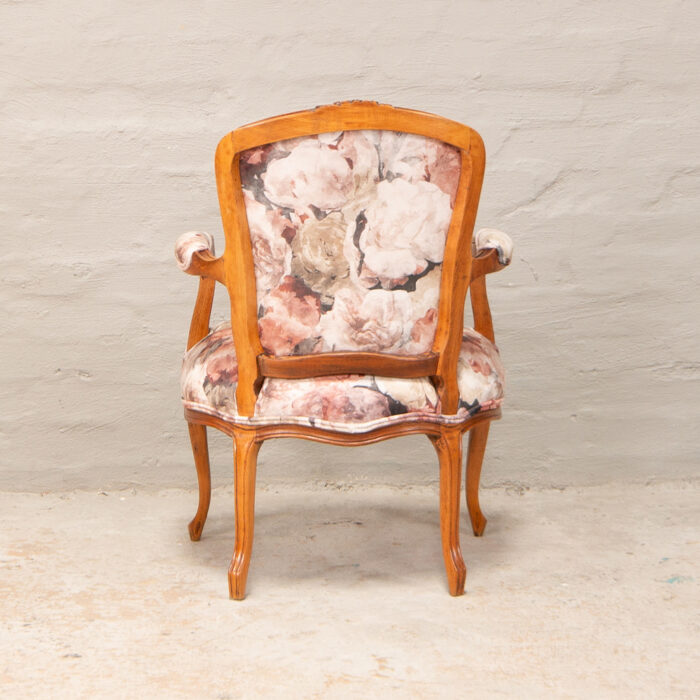 French carved armchairs
