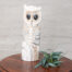 Carved wooden owl