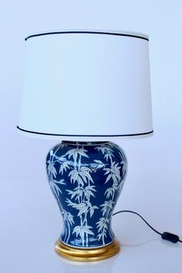 Blue and White Lamp