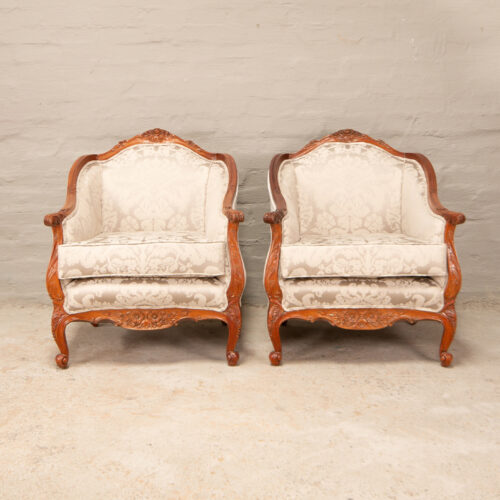 French carved chairs