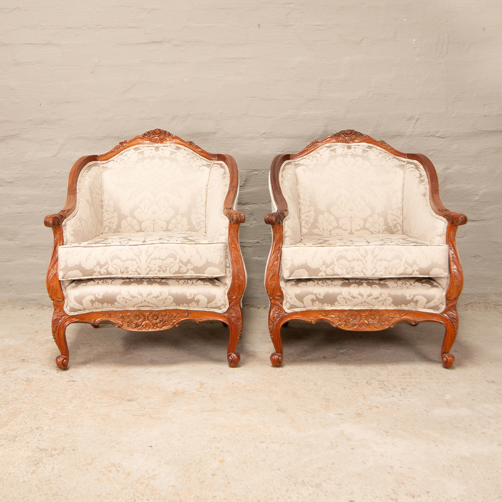 French carved chairs