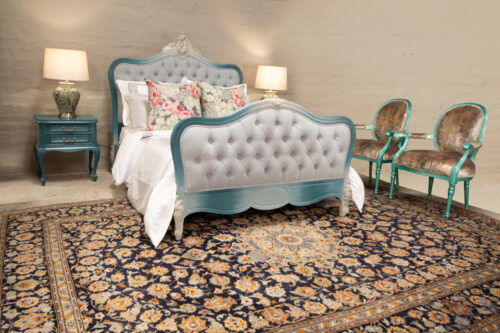 French Bed in blue