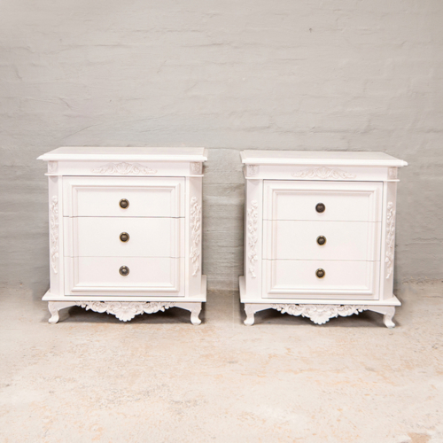 White Pedestals