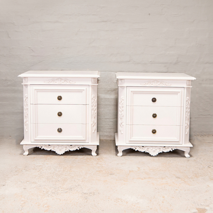 White Pedestals