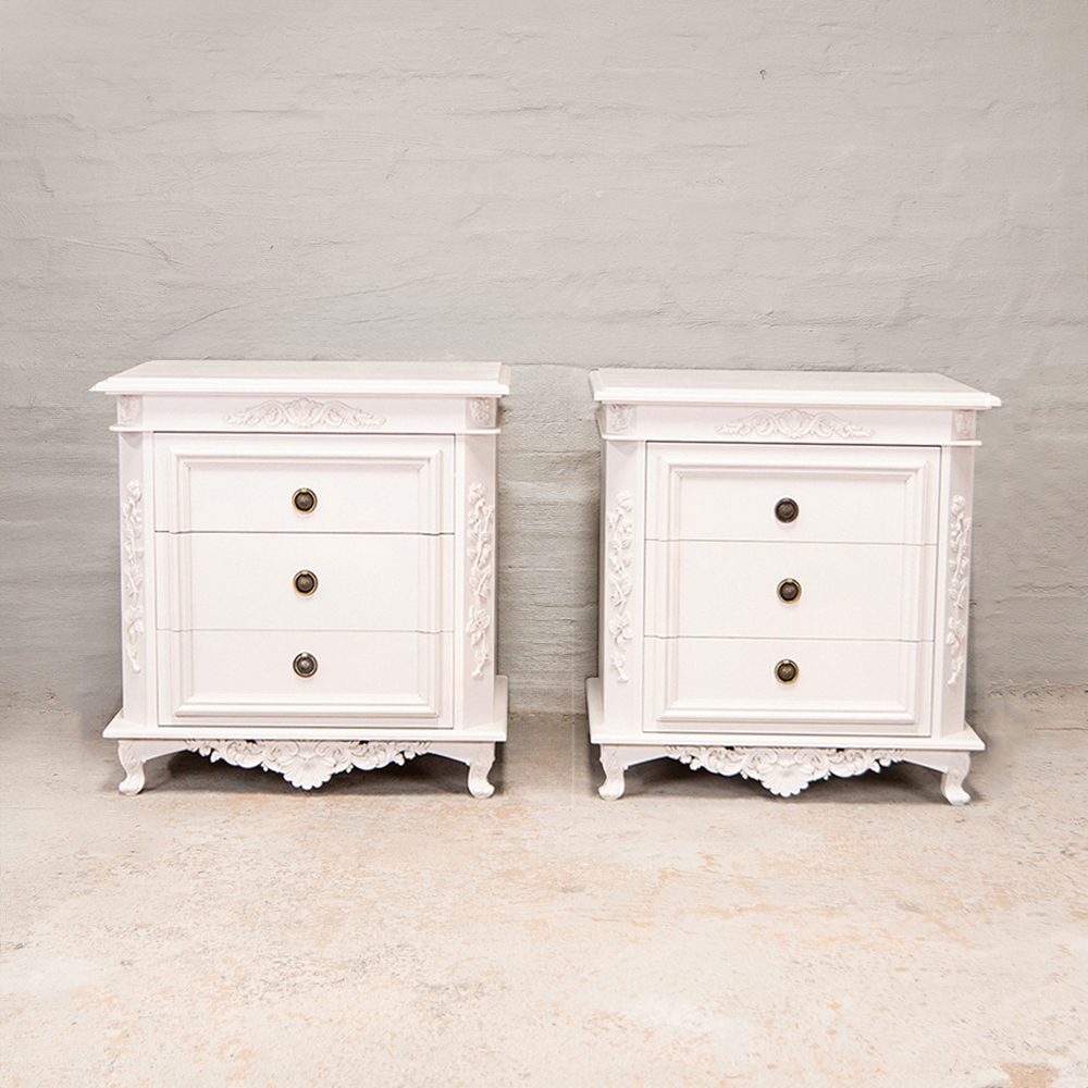 White Pedestals