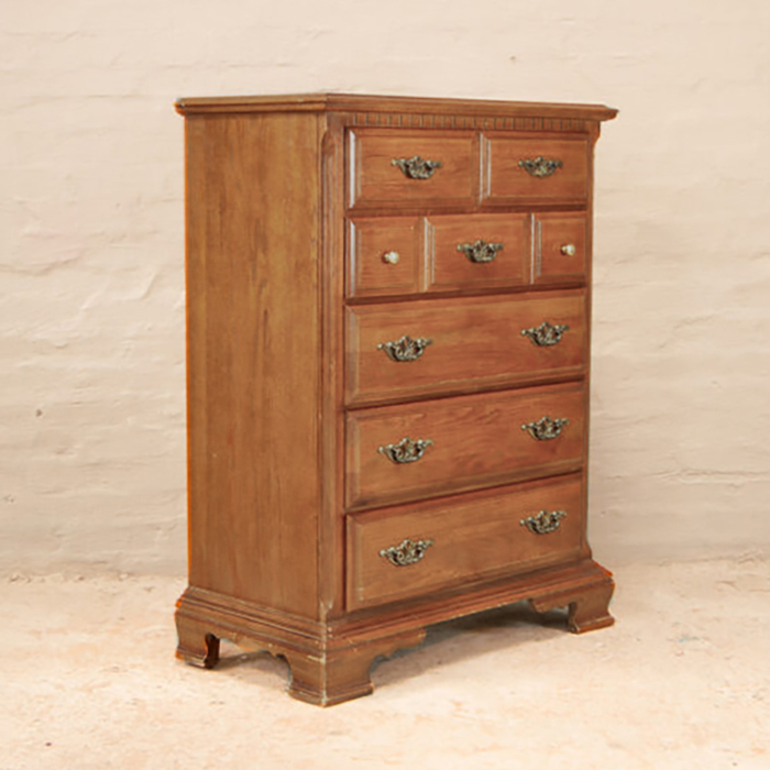 Vintage Tall Chest of Drawers - Image 2
