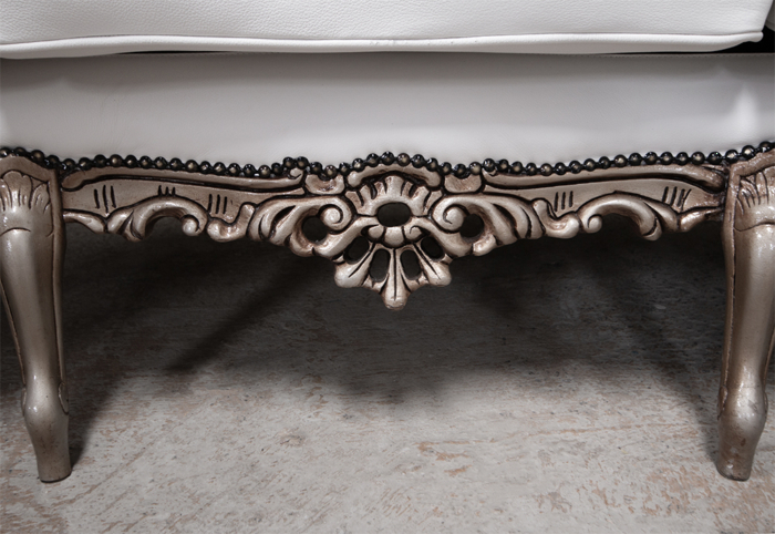 Italian Leather Sofa - Image 5