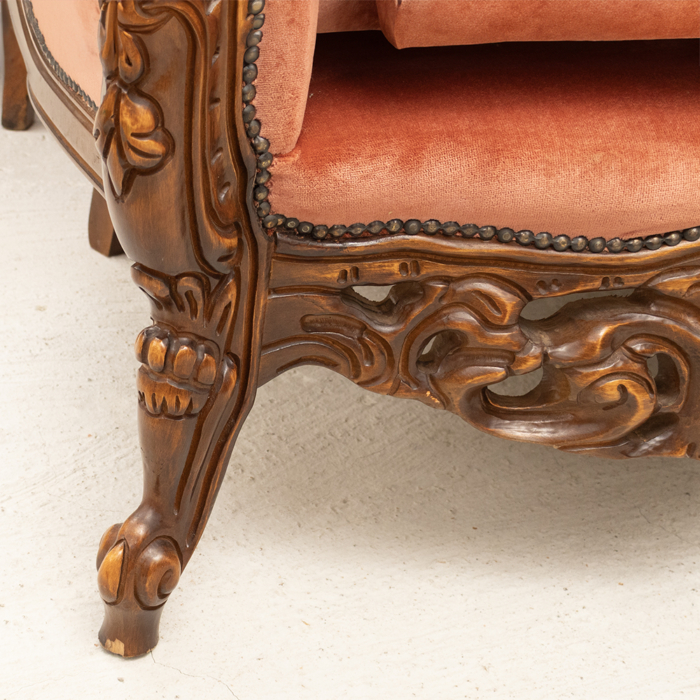 Heavily carved Sofa - Image 3