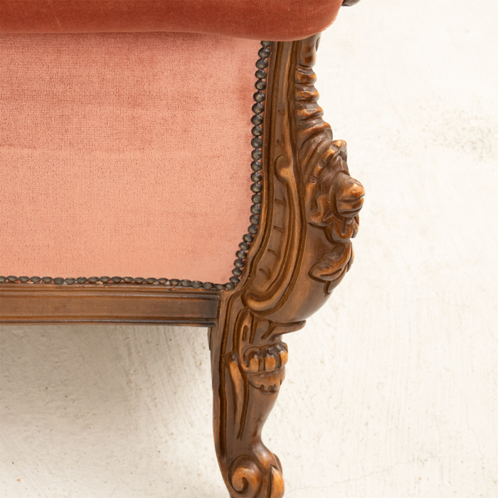 Heavily carved Sofa - Image 5