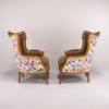 Italian Walnut Armchairs - Image 3