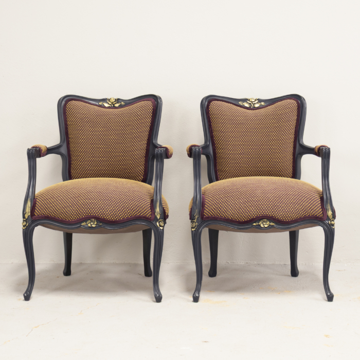 Louis XV style Armchairs - Image 8