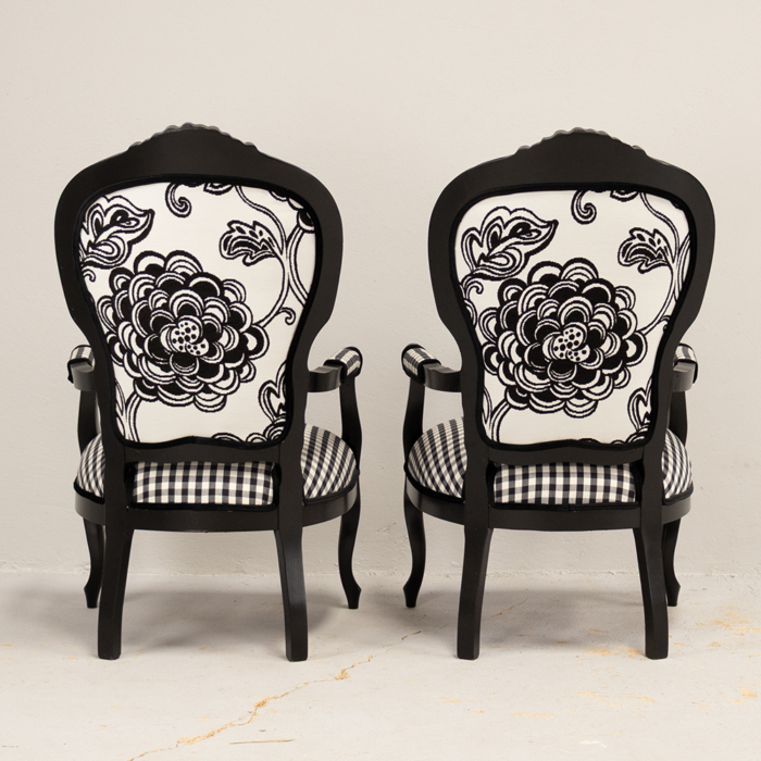 Antique French Armchairs - Image 4