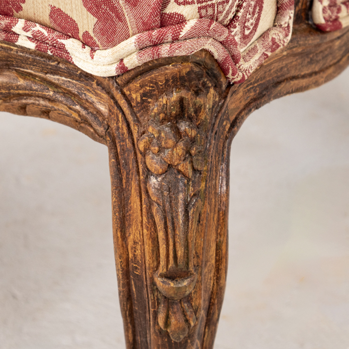 French Style Carved Chairs - Image 7