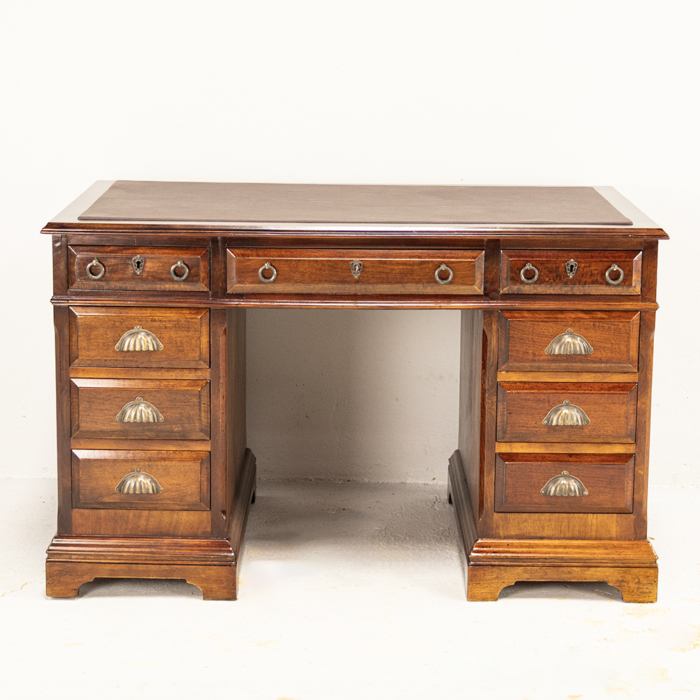 Oak writing table