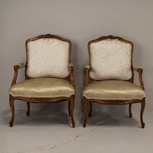 French Louis Style Arm Chairs