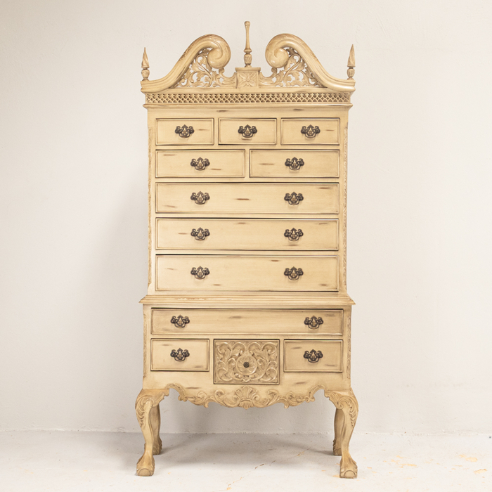Gabled Chest on stand