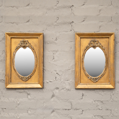 Pair of Gilded Mirror