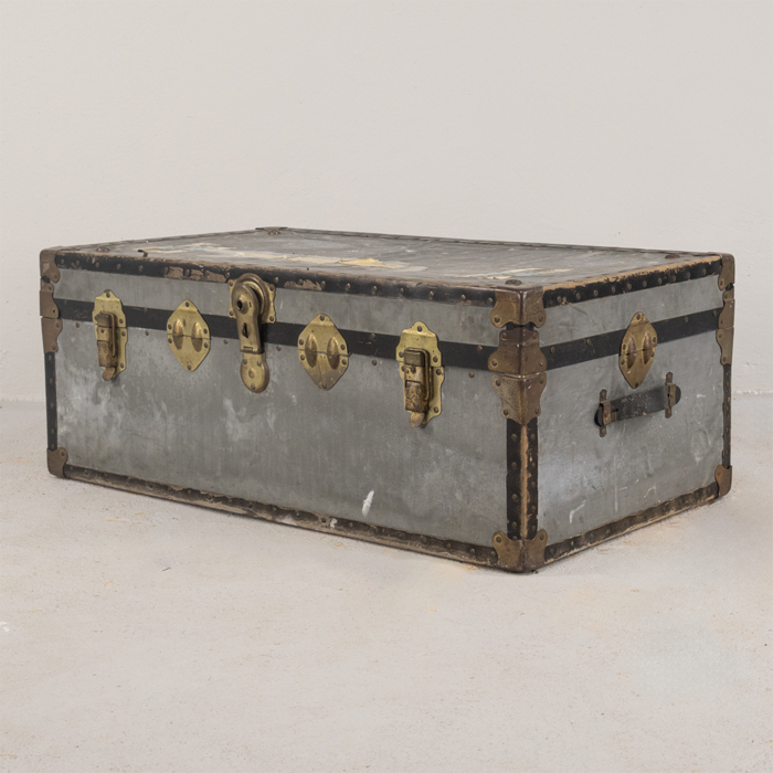 Vintage travel trunk