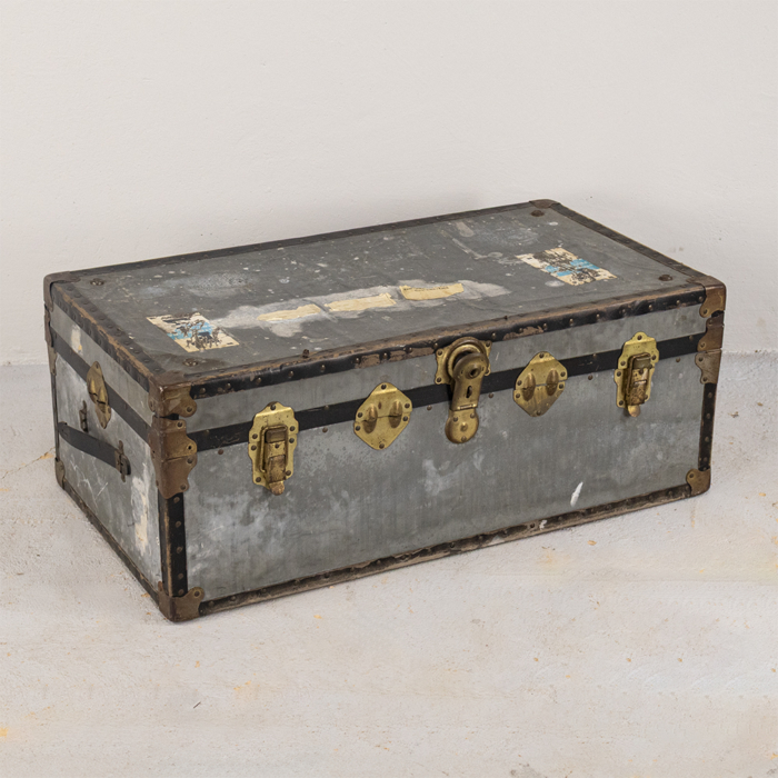 Vintage travel trunk